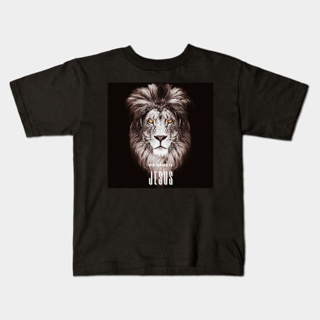 The Lion of Judah is Jesus V1 Kids T-Shirt by Family journey with God